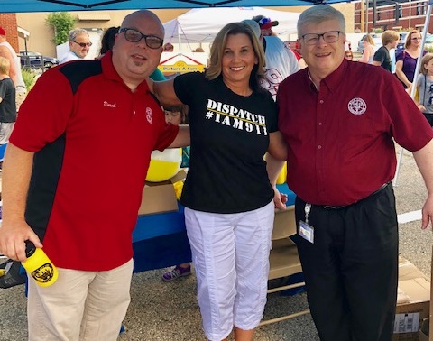 National Night Out with Director Sukus and Supervisors Elland and Ninmer